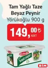 YÖRÜKOĞLU TAM YAĞLI TAZE BEYAZ PEYNİR 900 G